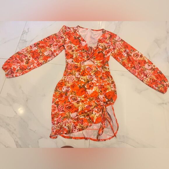 Floral Long Sleeve Dress #20 - Picture 3 of 8